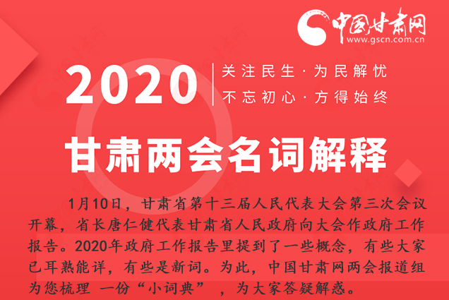 2020甘肅兩會|漲知識！政府工作報告23個新名詞，最全解釋來了