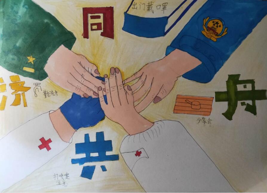 “疫情當(dāng)前，孩子們有‘畫’說”作品展播（三十八）