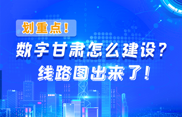 圖解|劃重點！數(shù)字甘肅怎么建設(shè)？線路圖出來了！