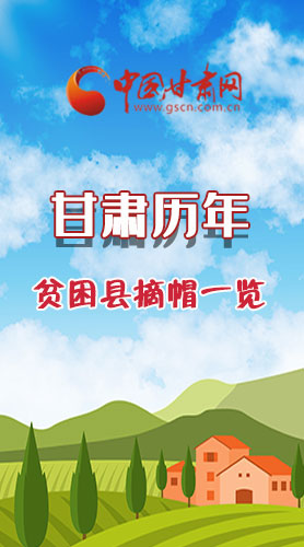 長圖|75→0，一圖回顧甘肅貧困縣摘帽時(shí)間