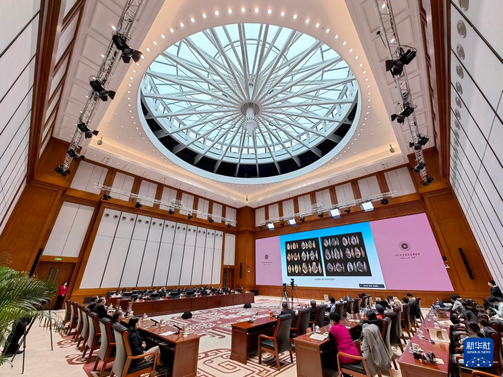 3月18日，“中國社會科學(xué)院考古學(xué)論壇·2021年中國考古新發(fā)現(xiàn)”進(jìn)行入選項目報告環(huán)節(jié)（手機(jī)照片）。