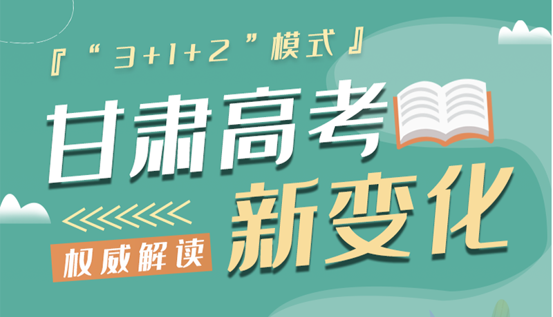 長圖|甘肅2024年高考新變化：“3+1+2”模式提前了解！