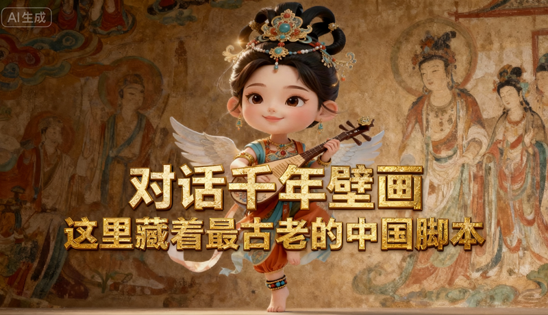 對話千年壁畫！這里藏著最古老的“中國腳本”
